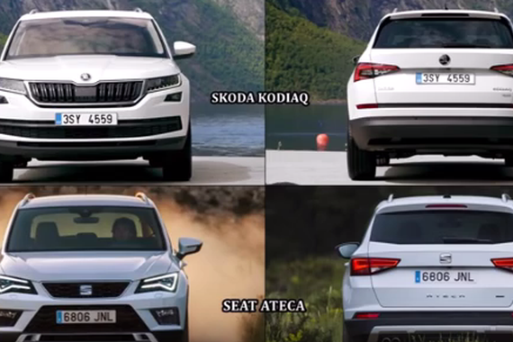 视频：斯柯达Kodiaq vs 西雅特Ateca