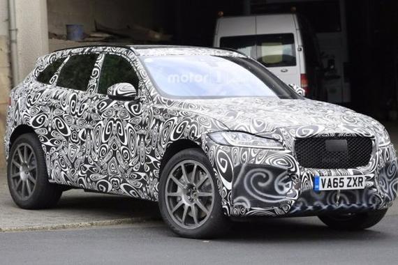 “豹”力的SUV 曝捷豹F-PACE SVR谍照