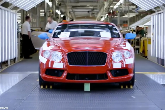 视频：宾利欧陆GT工厂生产全过程