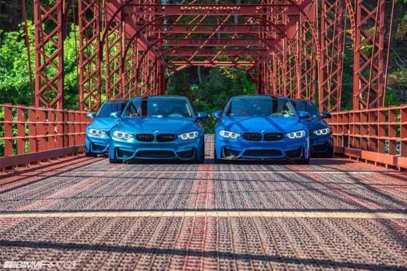 宝马M3四兄弟 哪一抹蓝才是你的最爱？
