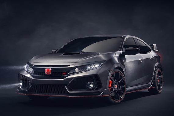 现身了！本田公布全新思域TypeR原型车官图