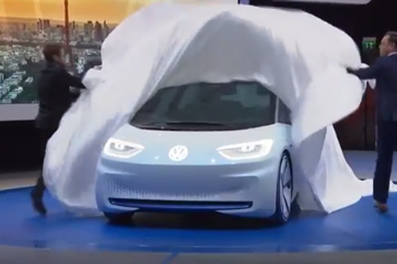 视频：巴黎车展 大众概念电动车