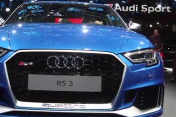视频：巴黎车展 奥迪RS 3 Sedan