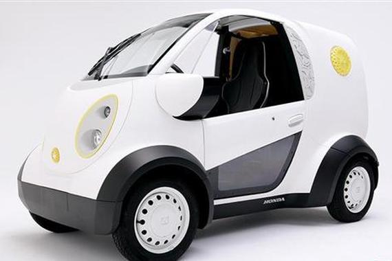 本田汽车发布展示了其首款3D打印电动汽车