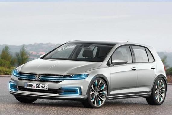 48V微混系统加身 大众新高尔夫假想图 