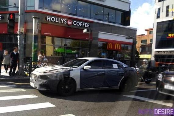 增混动系统 现代新雅尊路试谍照曝光