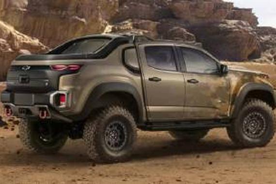 雪佛兰军用级别皮卡 越野爬坡不在话下