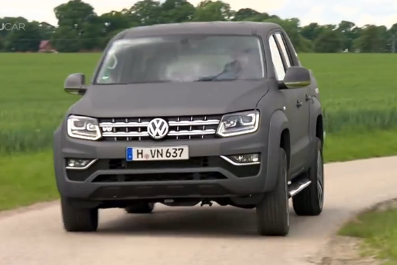 视频：大众皮卡柴油版路试