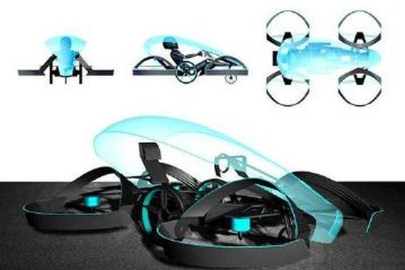 飞行汽车点燃奥运圣火  日本人真会玩