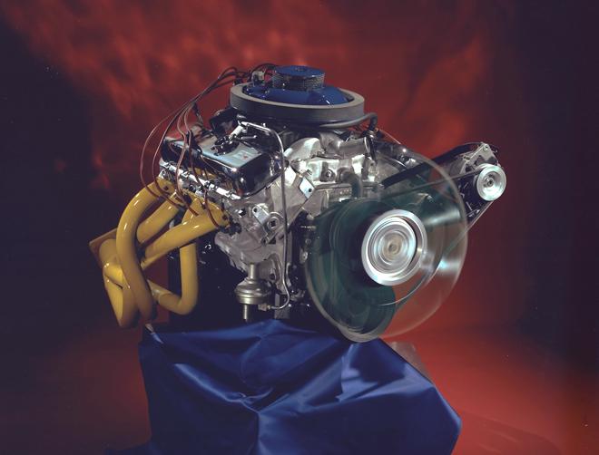 图427 ZL1大缸体（Big-Block）发动机