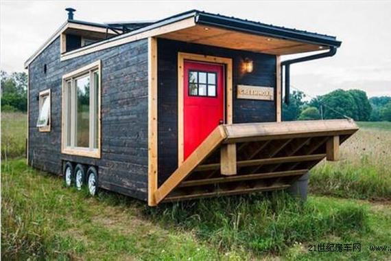 产自加拿大 带吊桥的移动木屋Greenmoxie