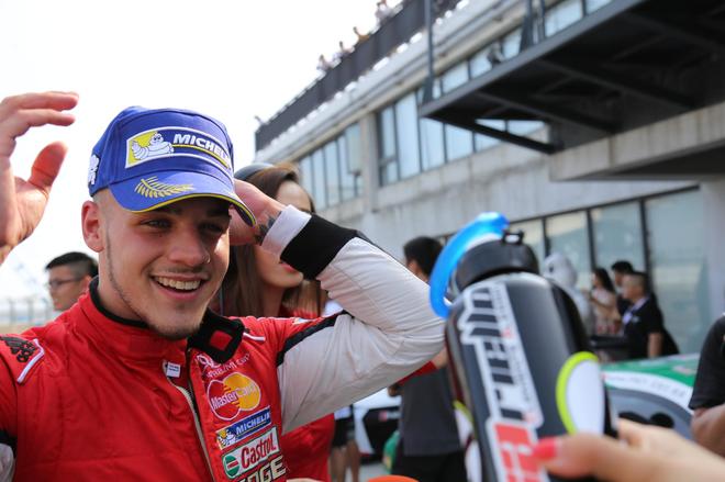 对话奥迪R8 LMS杯赛新晋颜值担当Alessio