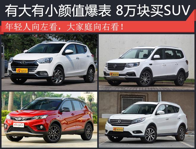 有大有小颜值爆表 8万块买SUV