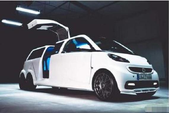 六轮5.5米奔驰Smart加长版让人大开眼界