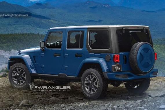 或1月发布 Jeep新牧马人更多消息曝光 