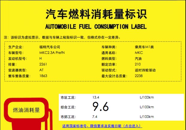 或广州车展公布售价 林肯新款MKC消息 