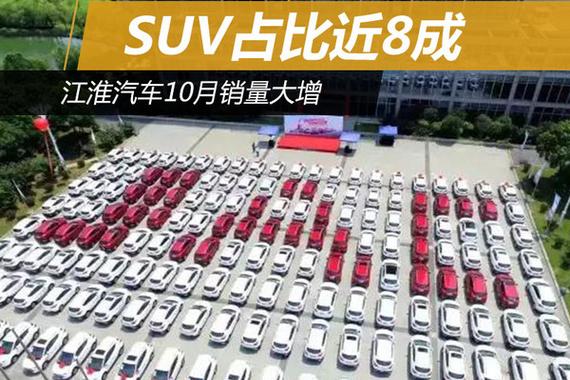 江淮汽车10月销量大增 SUV车型占比近8成