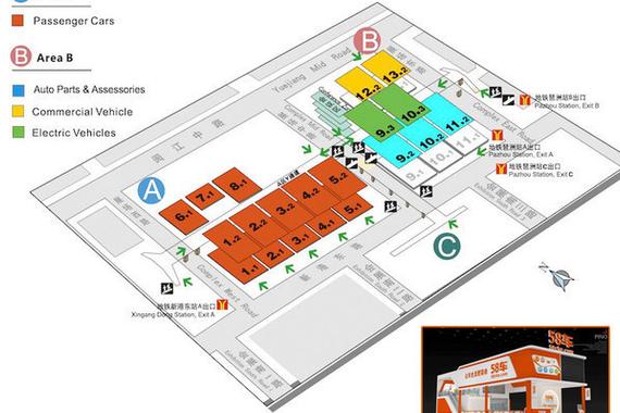 提前逛车展 广州车展展位图及重点新车