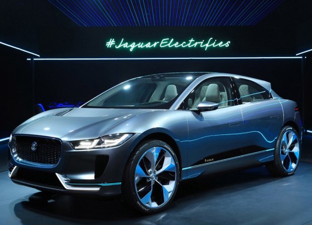 纯电动SUV 捷豹I-PACE概念车实车发布