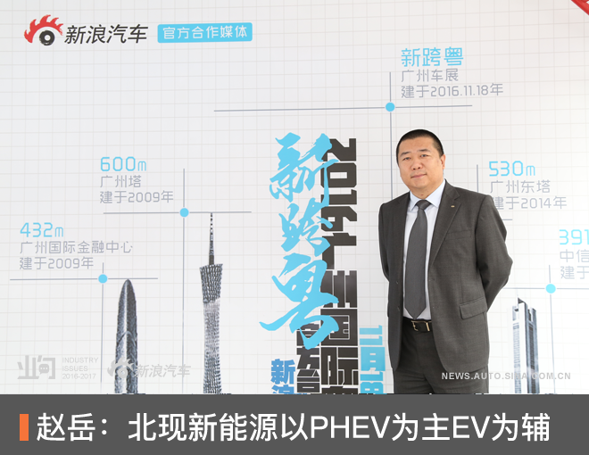 赵岳：北现新能源车将以PHEV为主 EV为辅