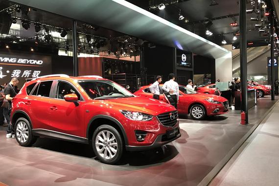 2016广州车展：马自达销售目标提前达成