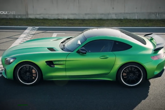 视频:百里加速仅需3.6秒 奔驰AMG GT R