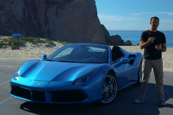 视频：法拉利488 Spider 敞篷14秒内开闭