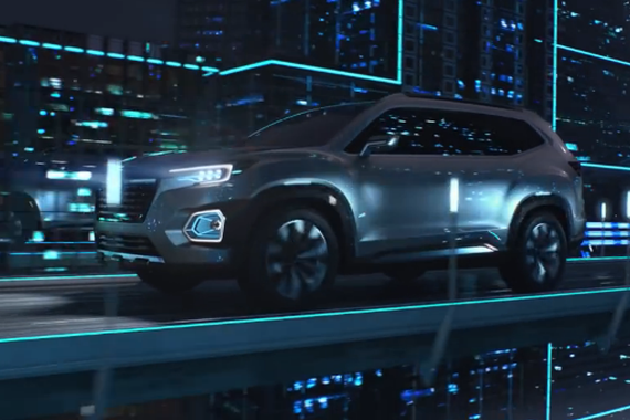 视频：中大级7座SUV 斯巴鲁VIZIV-7
