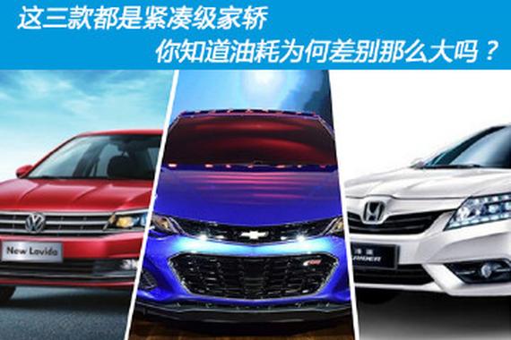三款都是紧凑级家轿 你知道油耗为何差别那么大吗？
