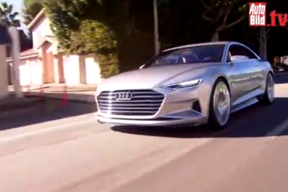 视频：奥迪A9遇宝马9系 回头率谁更高？