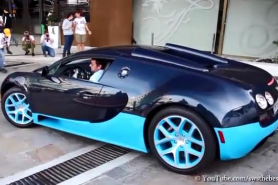 视频：奥迪拦住布加迪去路！看看谁怕谁