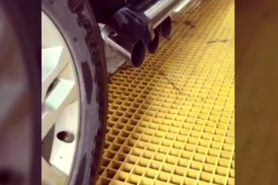 视频：奔驰G500改装Repose双边6出排气