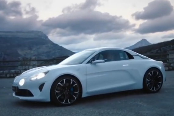 视频:高性能轻 雷诺Alpine Vision概念车