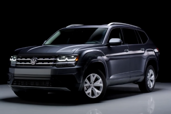 视频：大众新SUV车型Atlas 内部空间充裕