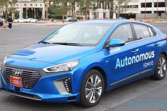 又来一辆：现代Ioniq自动驾驶汽车开测