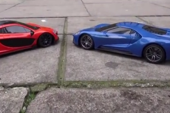 视频：福特GT vs迈凯伦P1 谁会赢？