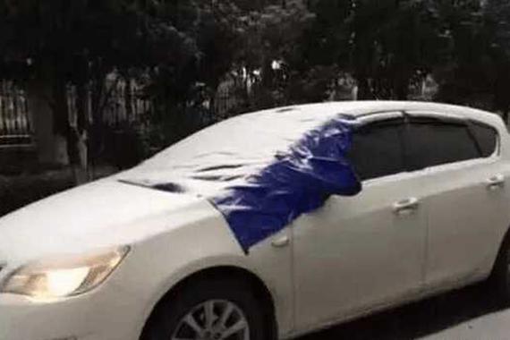 冬季停车，盖一条毛巾，能解决很多麻烦