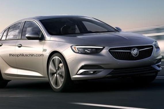 别克全新君威假想图发布 或2017年4月亮相