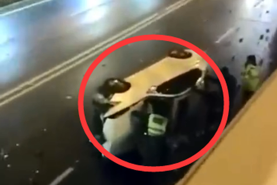 视频：醉驾司机想要飞得更高！结果却是