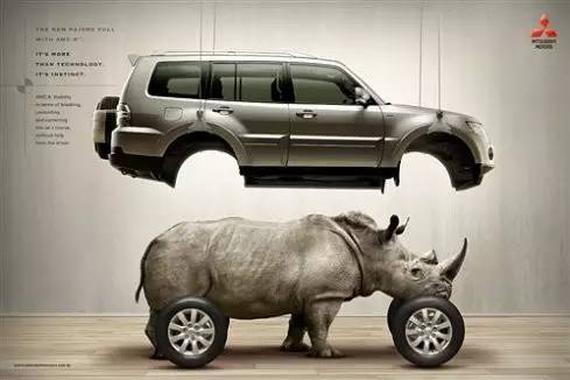 硬派越野经典广告 真想把每个创意都实践