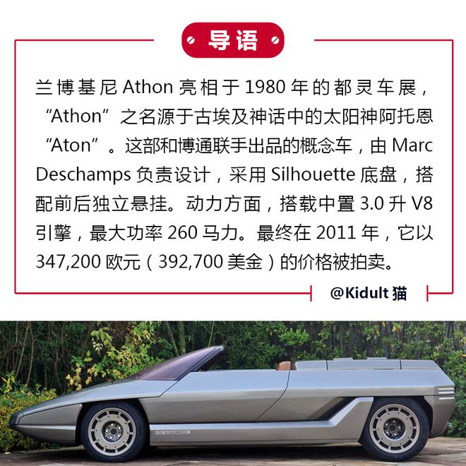 来自未来的太阳神 兰博基尼Athon概念车