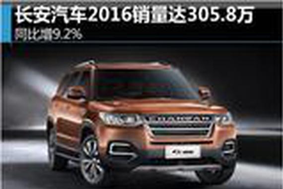 长安汽车2016销量达305.8万 同比增9.2%
