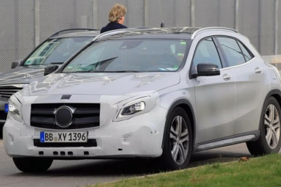 外观小整容 新款奔驰GLA最新路试谍照曝光