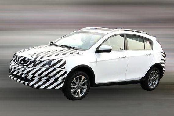 吉利汽车新款帝豪RS测试车照片被曝光