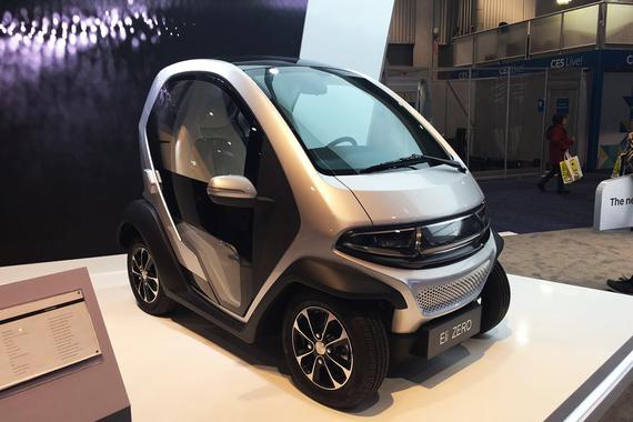 Eli ZERO电动车发布 外观似smart fortwo