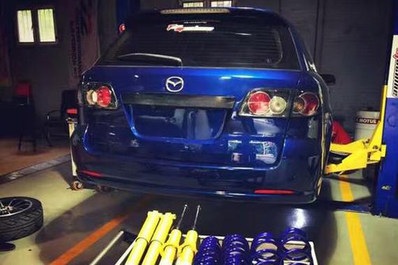 马自达6旅行升级日本KYB黄桶避震套装