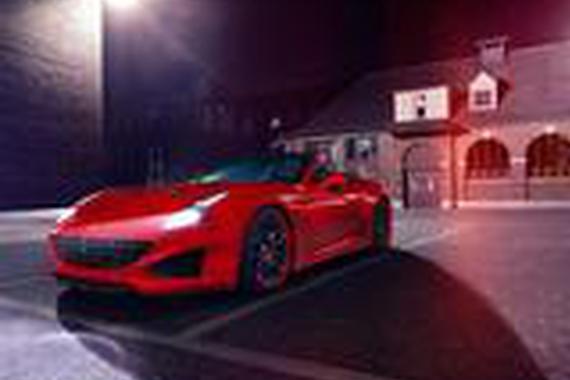 法拉利敞篷跑车 气质兰博基尼没法比