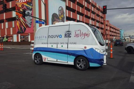 美拉斯维加斯公布该市第一辆无人驾驶巴士