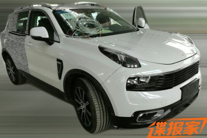 概念车还度高 LYNK&CO CX11低伪装谍照