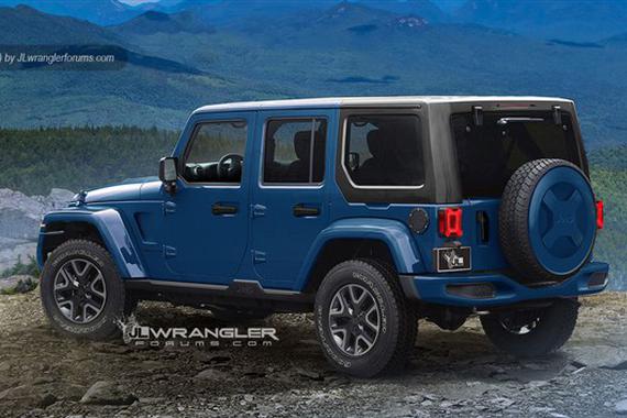 Jeep新一代牧马人或11月亮相 2019年开售